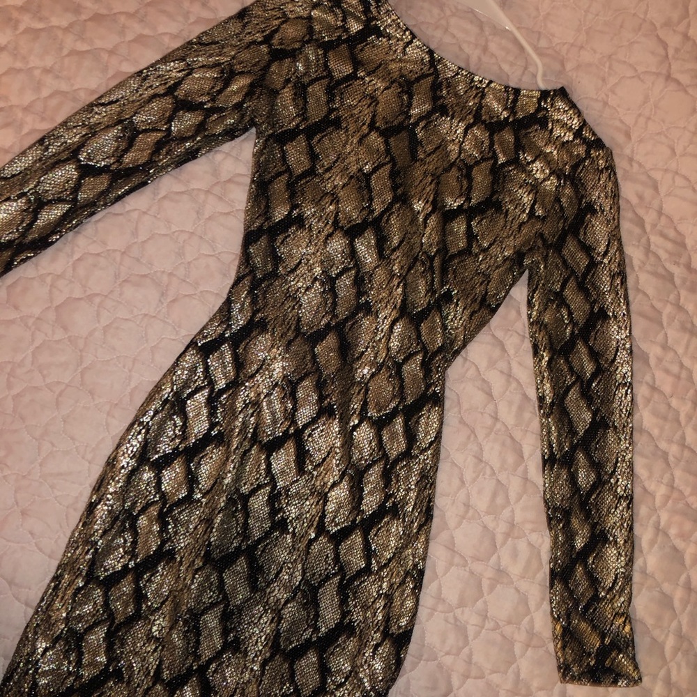 Snakeskin dress